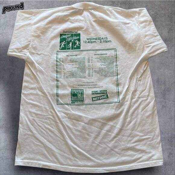 Vtg 90s Stony-Brook SUNY Intramural Shirt Sports Jerzees XL - Picture 2 of 12